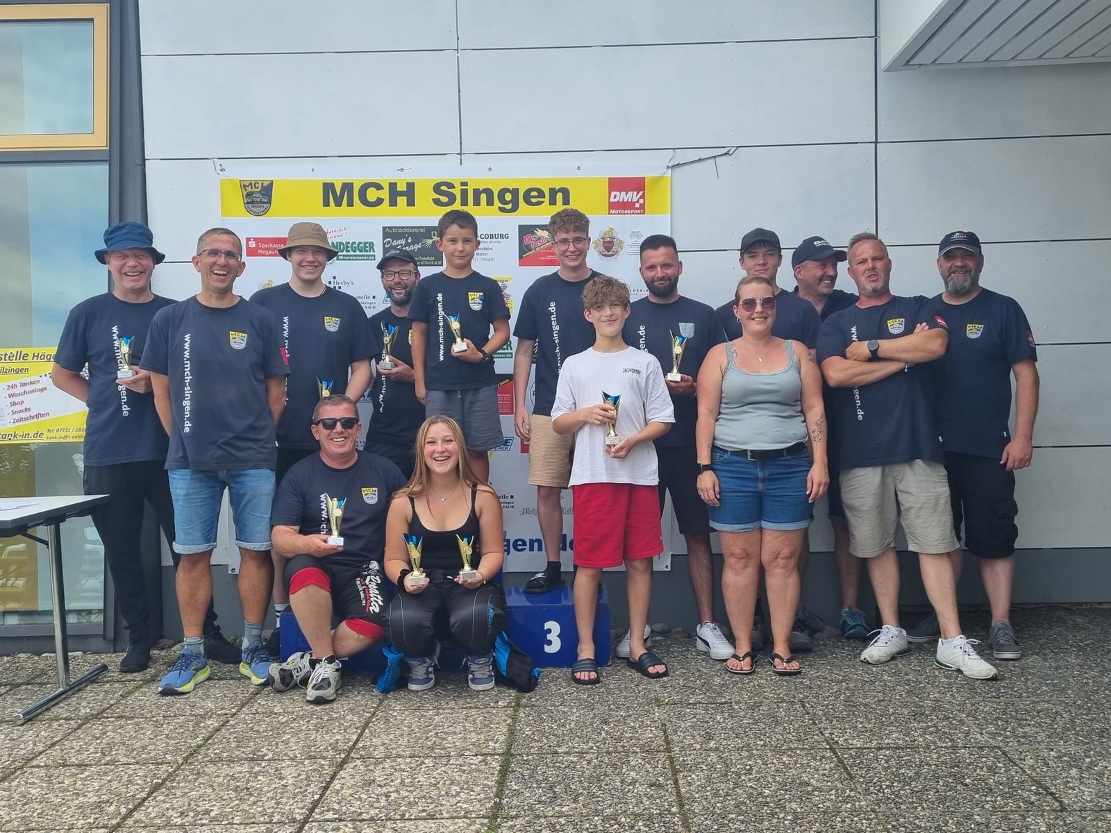Mannschaft des MCH Singen nach der Siegerehrung